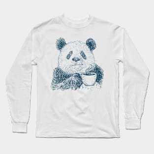 coffee panda Long Sleeve T-Shirt